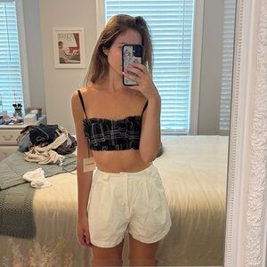 Princess Polly white shorts